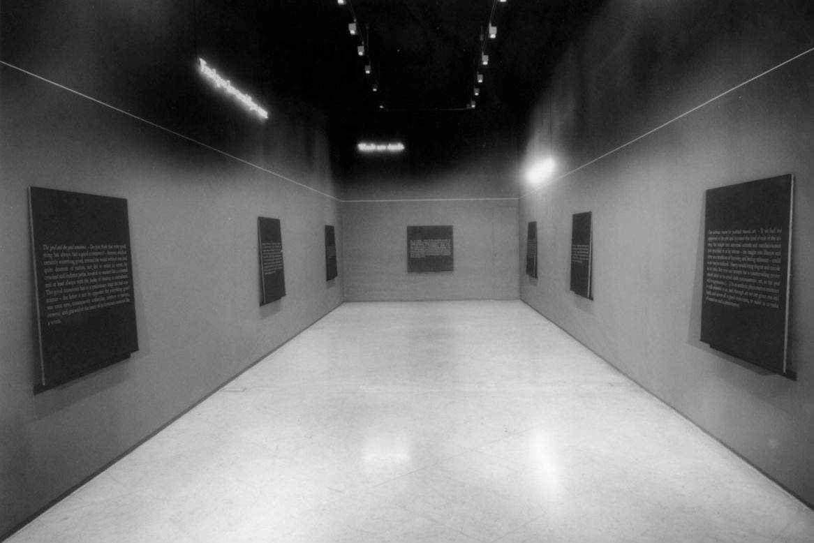 An exhibition On, About, or Using Wittgenstein and Nietzsche