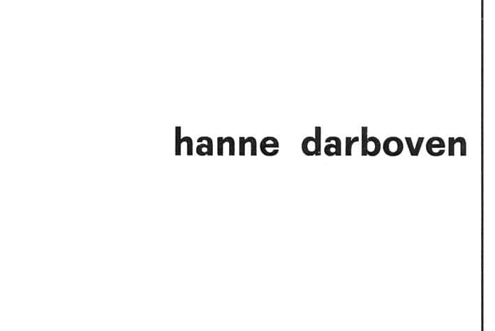 Hanne Darboven