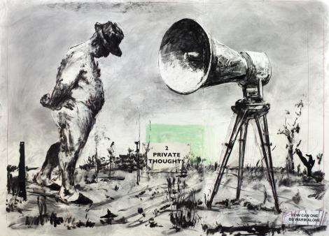 WILLIAM KENTRIDGE | Solo Show | Listen to the Echo | Museum Folkwang, Essen, Germany